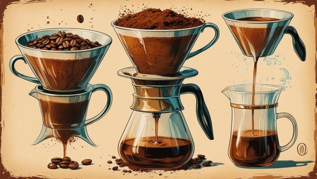 coffee brewing ratio 1 to 16 diagram