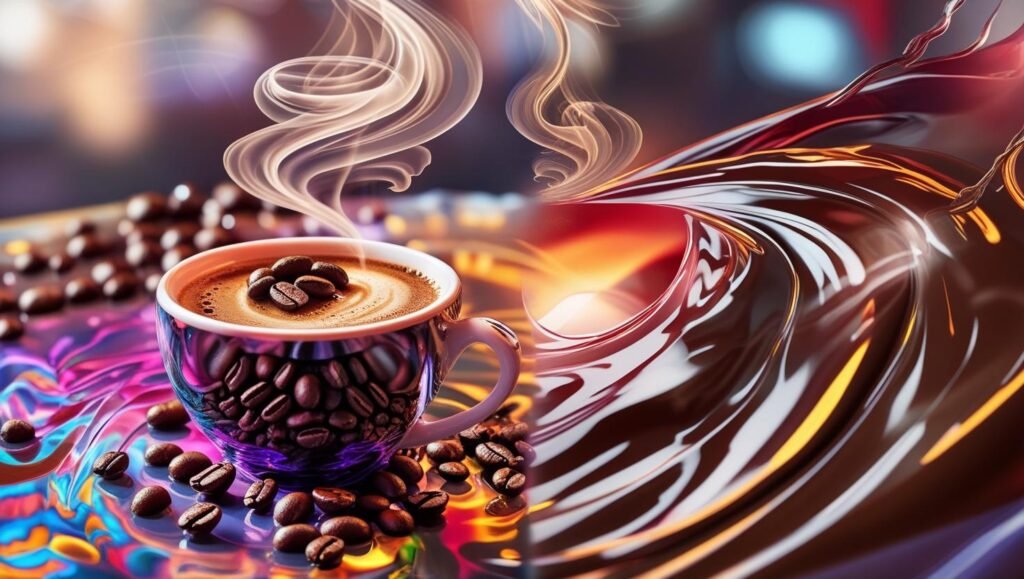 "espresso and americano comparison image"