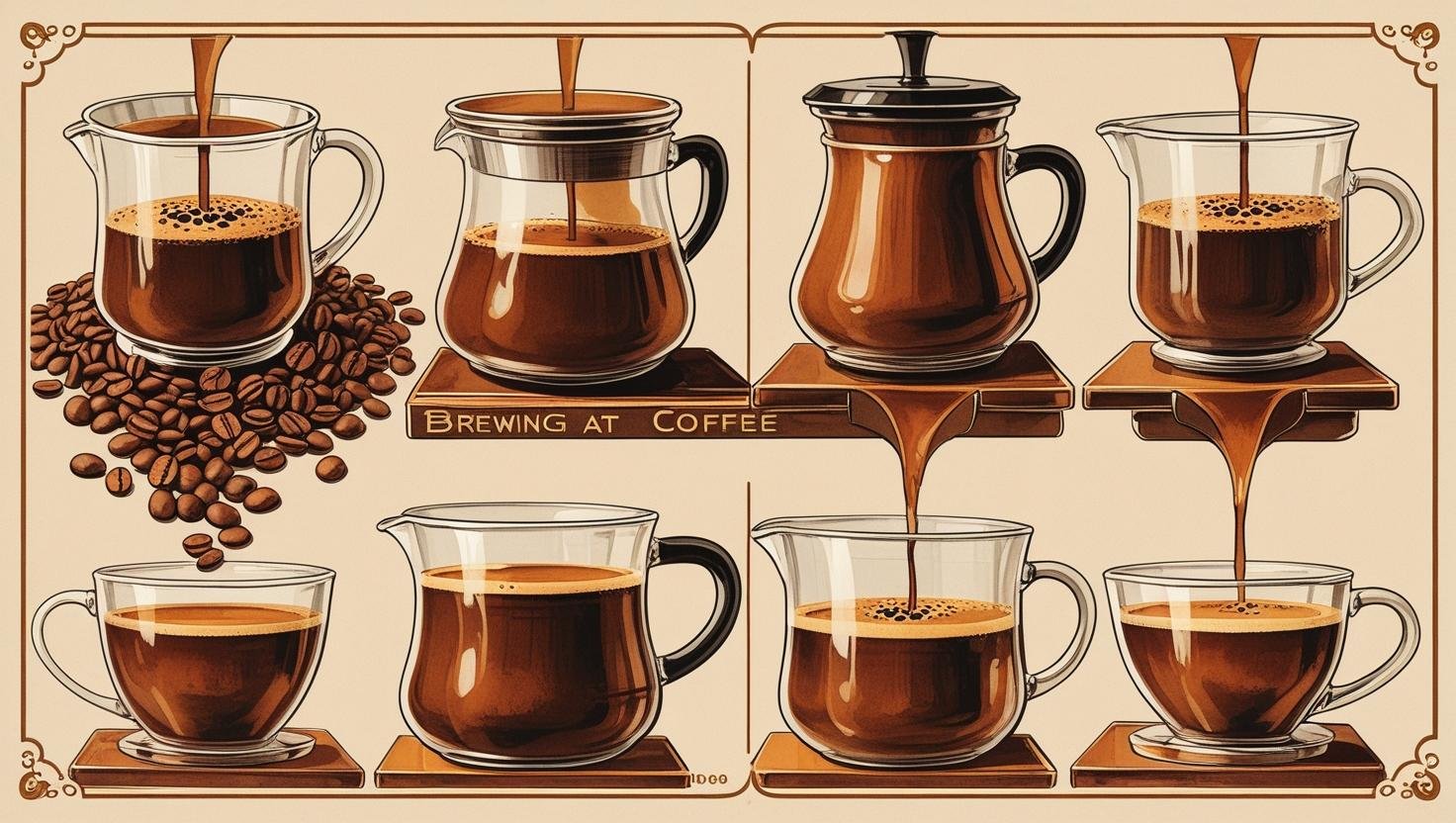 how to brew the cup of coffee at home